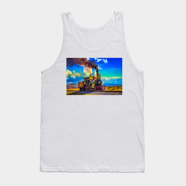 Smoking Down The Tracks Tank Top by photogarry